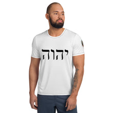 Load image into Gallery viewer, YHVH w/graphic Men&#39;s Athletic T-shirt
