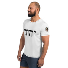 Load image into Gallery viewer, YHVH w/graphic Men&#39;s Athletic T-shirt
