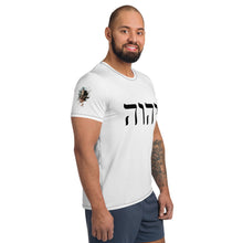 Load image into Gallery viewer, YHVH w/graphic Men&#39;s Athletic T-shirt
