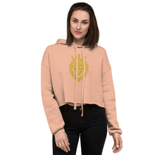 Load image into Gallery viewer, Bold Lion  - Ladies Crop Hoodie
