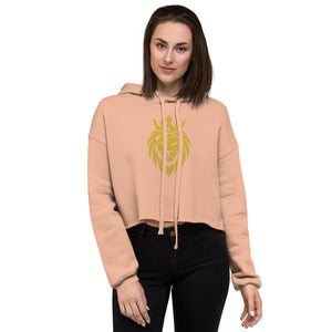 Bold Lion  - Ladies Crop Hoodie