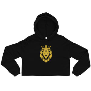 Bold Lion  - Ladies Crop Hoodie