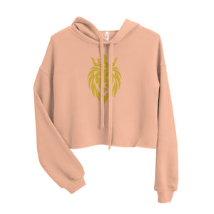 Bold Lion  - Ladies Crop Hoodie