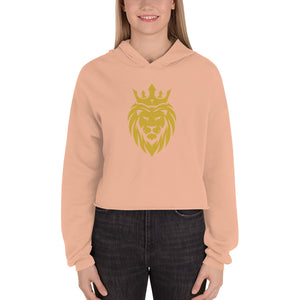 Bold Lion  - Ladies Crop Hoodie